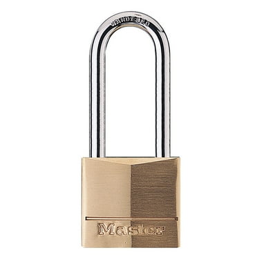 Master Lock Solid Brass 40 mm (1-9/16 in) Padlock with Key, 51 mm (2 in) shackle