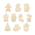 thumbnail image 2 of Colgantes de madera para Navidad, decoración colgante, adorno navideño 2023 30 piezas, 2 of 7