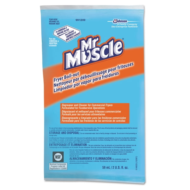 Mr. Muscle Fryer BoilOut, 2 oz, (Pack of 36)