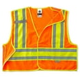 thumbnail image 2 of Ergodyne GloWearÂ® 8245PSV Type P Class 2 Public Safety Vest, Orange, S/M, 2 of 3