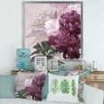 thumbnail image 3 of Designart 'Ancient Pink and Purple Flowers I' Traditional Framed Art Print, 3 of 4