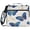Watercolor Blue Butterfly, variant on Zipper Binder with Shoulder Strap 2 inch 3 Ring Waterproof File Folder Organizer Bag 500 Sheet Blue-purple and Cyan Butterflies