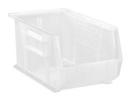 Quantum Storage Systems 60 lb Capacity, Hang and Stack Bin, Clear QUS240CL by Quantum Storage Systems