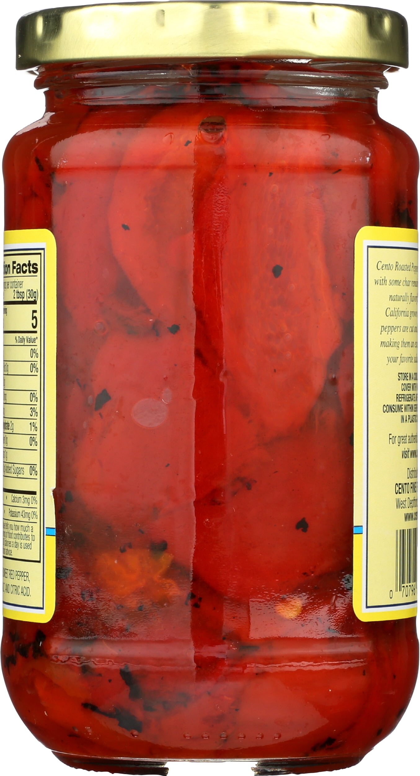 Pack of 12, Cento Roasted Peppers, 12 oz