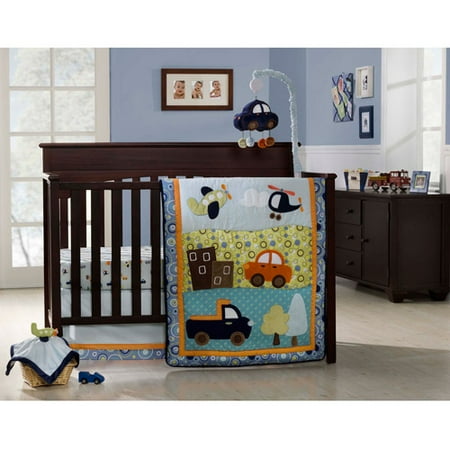 Graco - Crib Bedding 4-Piece Set, "What a Trip!"