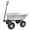 Silver, variant on Heavy Duty Garden Carts, Wooden carriage + four-wheel design, Load-bearing capacity: 260LBS,Children's outdoor stroller, bringing joy to childhood outdoors, Red Folding Garden Carts