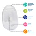 thumbnail image 3 of Lumitronics RV 12 V Oval Single Dome Optics Light - Iluminación interior para remolque Camper - Interruptor de encendido/apagado - Lente transparente extraíble (blanco), 3 of 5