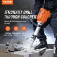 thumbnail image 1 of VEVOR Demolition Jack Hammer Concrete Breaker 2200W Martillo electrico 2 Brocas de cincel, 1 of 8