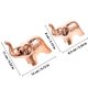 thumbnail image 1 of Elephant Ceramic Figurine Home Decoration Rose Gold Ceramic Material for 2Pcs, 1 of 4