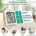 thumbnail image 4 of ThermoPro TP50 Digital Hygrometer Indoor Thermometer Room Thermometer and Humidity Gauge with Temperature Humidity Monitor, 4 of 9