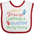thumbnail image 3 of Inktastic Nurse Practitioner Like Mommy Boys or Girls Baby Bib, 3 of 4
