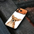 thumbnail image 4 of WIRESTER Shockproof Soft Rubber Cover Case for Apple iPhone 17 Pro Max 6.9" 2025, Fawn Apple Head Chihuahua Dog, 4 of 5