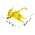 thumbnail image 3 of 3D Printed Dragon Toy Figurines, Wings Flying Dragon, Flexible Winged Crystal Figurine Models, Home Decoration Desktop Figurines, 3 of 3
