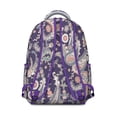 thumbnail image 3 of Boho Paisley Backpack – Great Paisley Gift for School & College, Water-Resistant Bookbag with Laptop Sleeve, Roomy Compartments for Organization, Trendy & Functional for Daily Use, 3 of 6