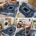 thumbnail image 5 of Area Rugs 2.7'x5', 3D Optical Illusion Carpet for Living Room Bedroom Dining Room, Visual Trap Looks Like Holes Blue Throw Kitchen Rugs Non Slip Washable Rectangle Indoor Outdoor Rugs, 5 of 8