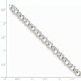 thumbnail image 2 of 14k White Gold Double Link Charm Bracelet, 2 of 6