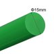 thumbnail image 2 of 3 piezas Varilla Redonda Plástica 5/8" Diámetro 20" Longitud Verde (POM) Varillas de Polioximetileno Plástico de Ingeniería, 2 of 5