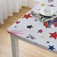 thumbnail image 4 of BANET Square Tablecloth Water Resistant Table Cover Tablecloth white, 4 of 7