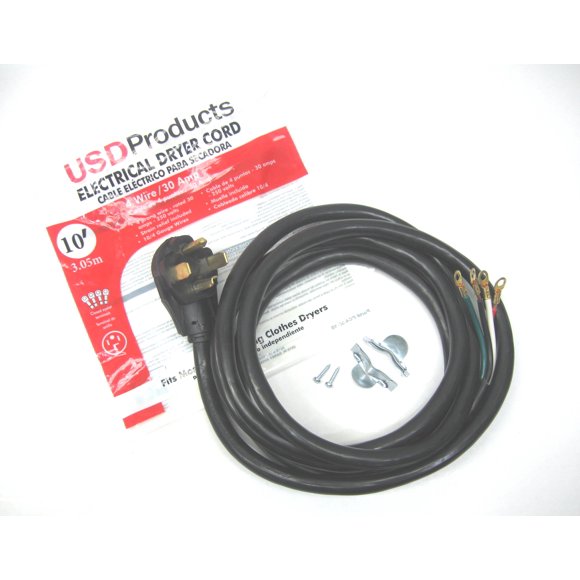 Dryer Cord 3 Prong 10 Ft