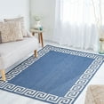thumbnail image 3 of Larson Outdoor Area Rug, Blue, Ivory, 3 of 7