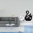 thumbnail image 2 of Figura De Cisne De Porcelana Iron Leaf, Escultura Coleccionable, Adorno De Mesa Para Escritorio, Armario, Oficina, Decoración Del Hogar, Regalo De Inauguración, 2 of 8