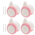 thumbnail image 3 of 4pcs Toddler Walker Replacement Wheels Plastic Rubber Wheels Casters Replacement Wheels Casters Replacement Universal Wheels Toddler Walker Accessories, 3 of 9