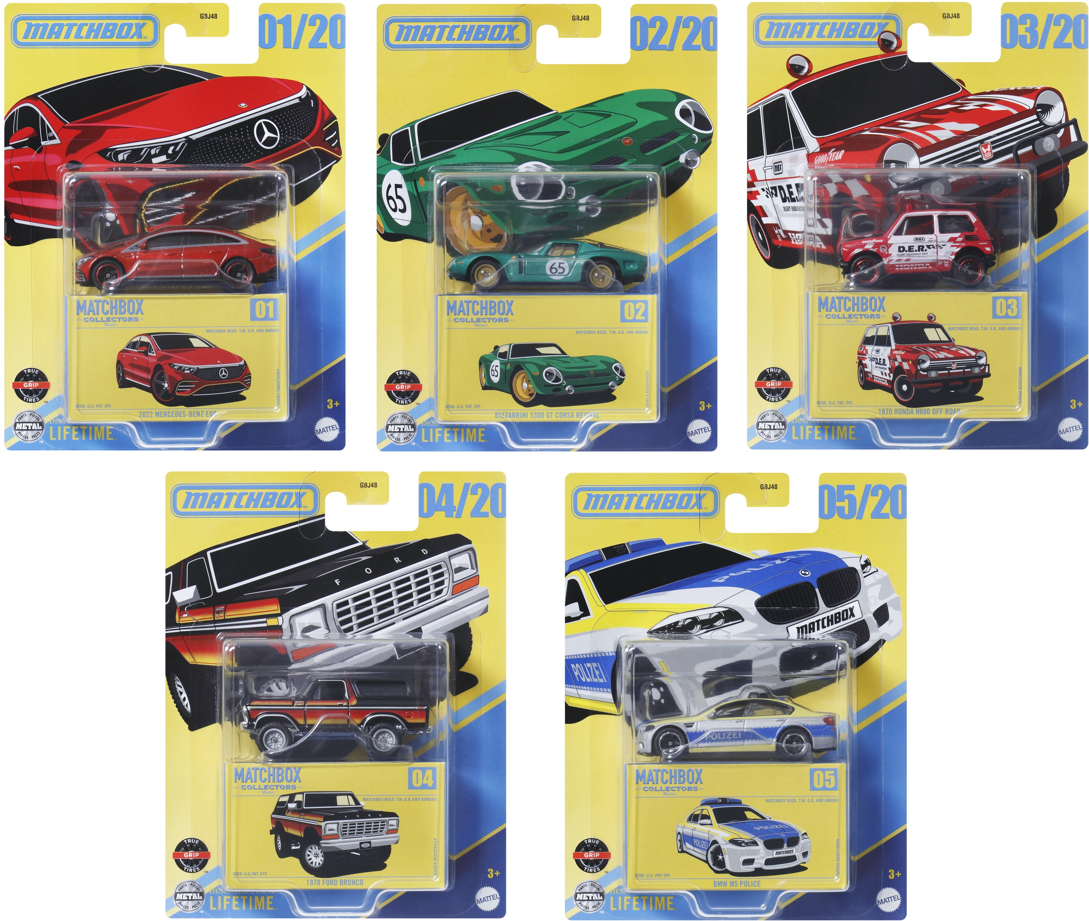2025 Hot Wheels Premium Boulevard GJT68 C case 5 car set - Walmart.com