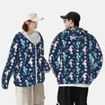 thumbnail image 4 of Fotbe Seahorses And Plants Chaqueta con Protección Solar UPF 50+ para Hombre y Mujer, Camisa con Capucha y Bolsillos-Large, 4 of 7