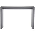 thumbnail image 5 of Studio 55D Jessa Modern Minimalist Wood Rectangular Bar Table 60" x 18" Gloss Gray for Spaces Living Room Kitchen Bedroom Bedside Entryway Home Office, 5 of 8