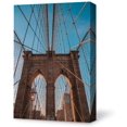 thumbnail image 1 of IDEA4WALL Canvas Wall Art Brooklyn Bridge and New York City Painting Artwork for Home Prints Framed, 1 of 4