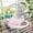 Pink, variant on Zeiwohndc Safe Bird Play Stand Perch Toy With Chewing Flower Design For Parrots Parakeets