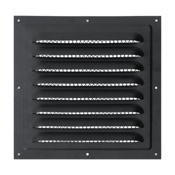 Stainless Steel Soffit Vent Cover Louvered Grille Wall Vent Flat Ducting Ventilation for Home Wall Ceiling