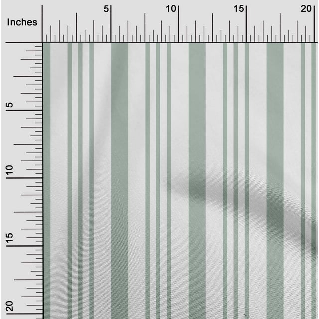oneOone Tissu Flex en Coton Tissu à Rayures Imprimé au Mètre 40 Pouces de Large