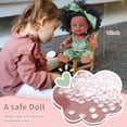 thumbnail image 3 of TUSALMO 10 INCH Black Baby Doll Toy with Accessories - African American Baby Dolls in Gift Box - Ideal Holiday, Christmas, Birthday Gift for 3 Year Old Girls - Soft Body Black Dolls for Toddlers, 3 of 5