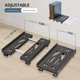 thumbnail image 2 of 1 Pcs Black Adjustable Mobile CPU Stand, Ventilated Computer Tower Stand PC Tower Stand with 4 Caster Wheels Fits Most PC, for Gamers and Students, 2 of 5