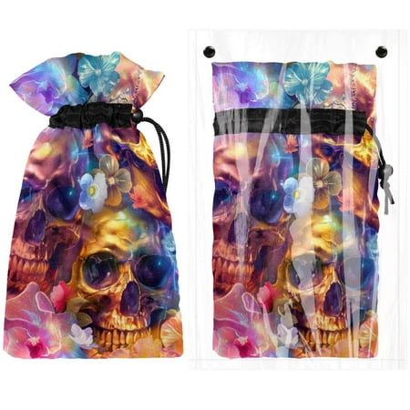 

Josid Floral Pattern Reusable Outdoor Faucet Insulation Covers Waterproof and Freeze-Resistant Spigot Protector Bags 2 Pack 11 x 6.9
