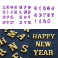 thumbnail image 2 of Ounissouiy Cortador de letras de pastel de plástico, molde de alfabeto DIY, 40 Uds., molde de números de alfabeto, juego de cortadores de galletas, Mostrada Ounissouiy HA020170-00, 2 of 6