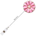 thumbnail image 3 of HSHDLDF Porte-Badge Rétractable, Moulinet pour Badge d'Identité avec Perle, Lot de 3 (Rose), 3 of 7