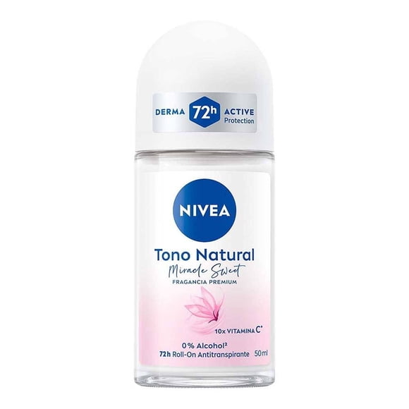 Antitranspirante Nivea Tono Natural miracle sweet roll on 50 ml