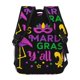thumbnail image 4 of Fotbe Mardi Gras with Flamingo Mochila Casual con Estampado para Escuela, Viajes y Actividades al Aire Libre - Duradera, Ligera y Cómoda, 4 of 5
