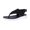 Black, variant on Women's Summer New Solid Color Soft Bottom Outer Wear Clip Toe Flat Heel Fly Weave Mesh Casual Sandals