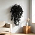 thumbnail image 5 of Fake Plants Hanging,Hanging Plants Artificial Decor,Artificial Hanging Plants,Fake Ivy Vines for Indoor Outdoor Wall Decor, Home, Office, Patio, Shelf, and Garden Greenery(Black 30IN), 5 of 6