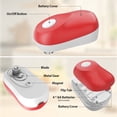 thumbnail image 4 of Topzee Electric Can Opener, One-Touch Automatic Battery-Operated Hands-Free Can Opener for Seniors, Red, 4 of 12