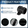thumbnail image 4 of Unique Bargains Mass Air Flow Sensor Assembly No.93181894 MAF Air Flow Sensor for Opel for Astra H 2004-2009 Plastic Metal 1 Pc, 4 of 6