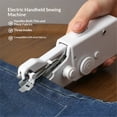 thumbnail image 3 of Handheld Sewing Machine, Portable Mini Hand Held Sewing Machine Cordless Electric Stitching Device, DIY Hand Sewer Machine for Household, Travel (Does Not Include A Battery), 3 of 5