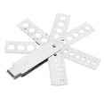 thumbnail image 1 of Ventilador plegable de aluminio Medidor de montaje de y piedras Medición de milímetros de Herramientas para joyas Ventilador 6pcs BLESIY Medidor de quilates de piedras preciosas de diamante, 1 of 8
