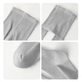 thumbnail image 3 of Bixock Toddler Girls Leggings Warm Knit Pantyhose Tights Footless Elastic Waist Ruffle Bow Solid Color Soft Stretch Dance Training Wear Size 8-10Years, 3 of 6