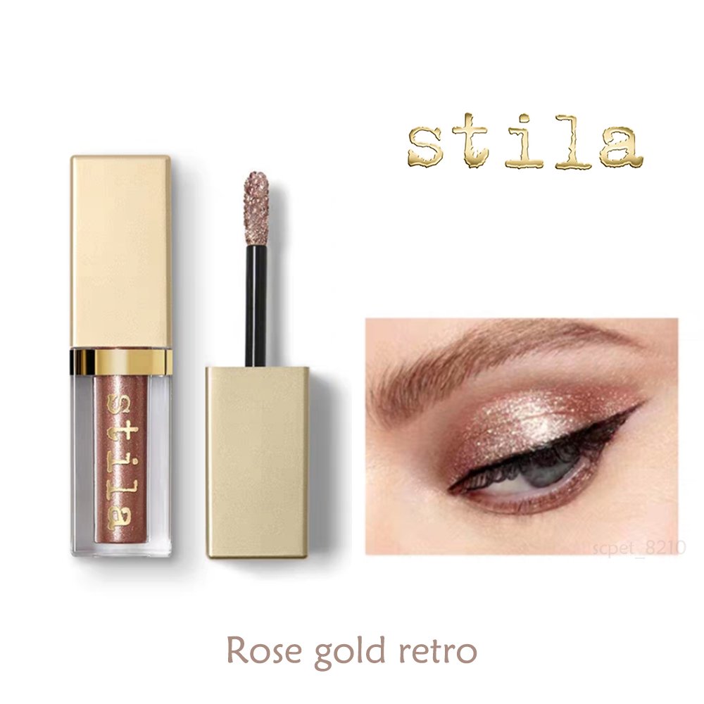 Stila Stila Glitter & Glow Liquid Eye Shadow 0.153oz, 4.5ml Rose Gold