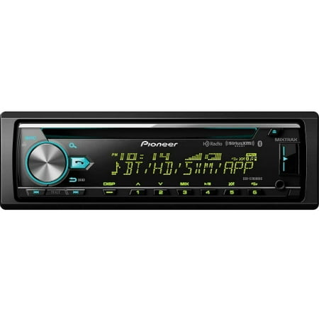 Pioneer DEH-X7800BHS Single-DIN In-Dash Car Stereo CD Receiver with MIXTRAX, Bluetooth, HD Radio and SiriusXM (Best Pioneer Radio 2019)
