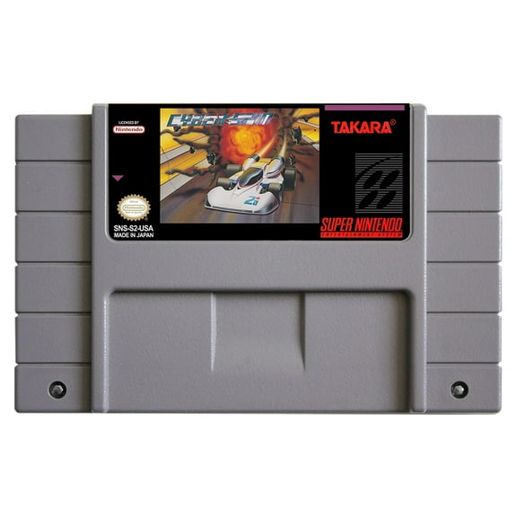 SNES Games Cartridge Cyber Spin